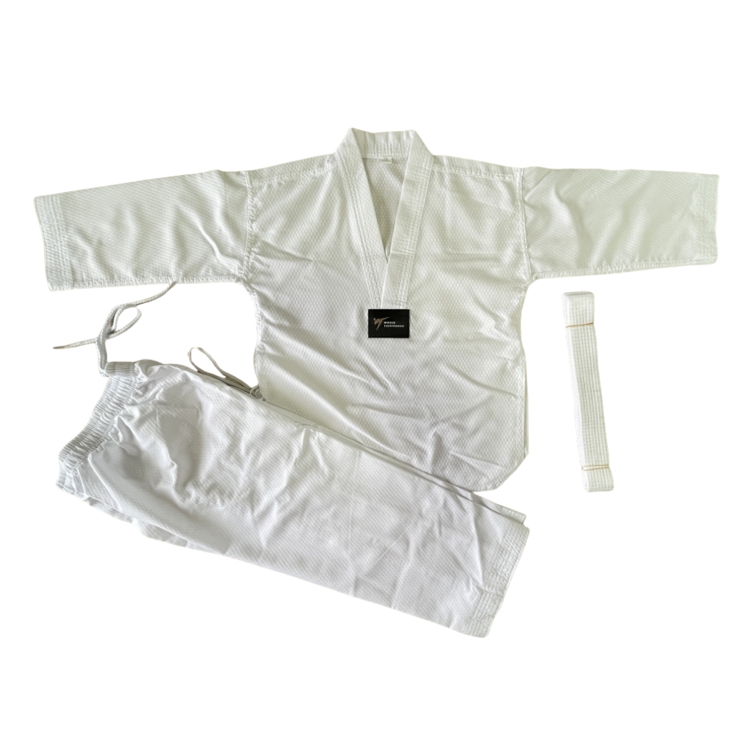 Art Craft Toddler - Biały strój do taekwondo dla dzieci