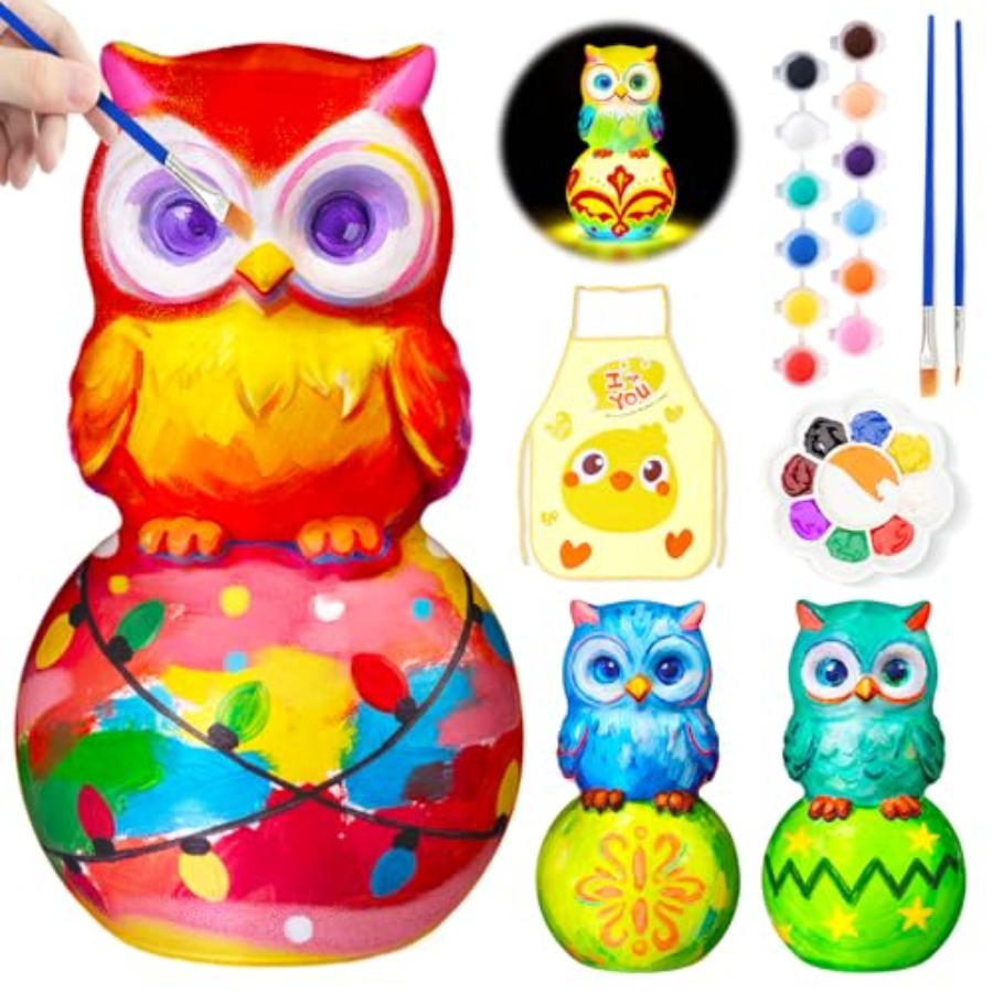 Art Craft Kits - Zestaw do samodzielnego malowania lampki, rękodzieło