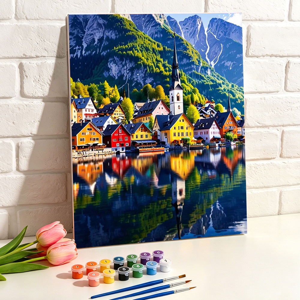 Art Craft Village - Zestaw do samodzielnego malowania po numerach: