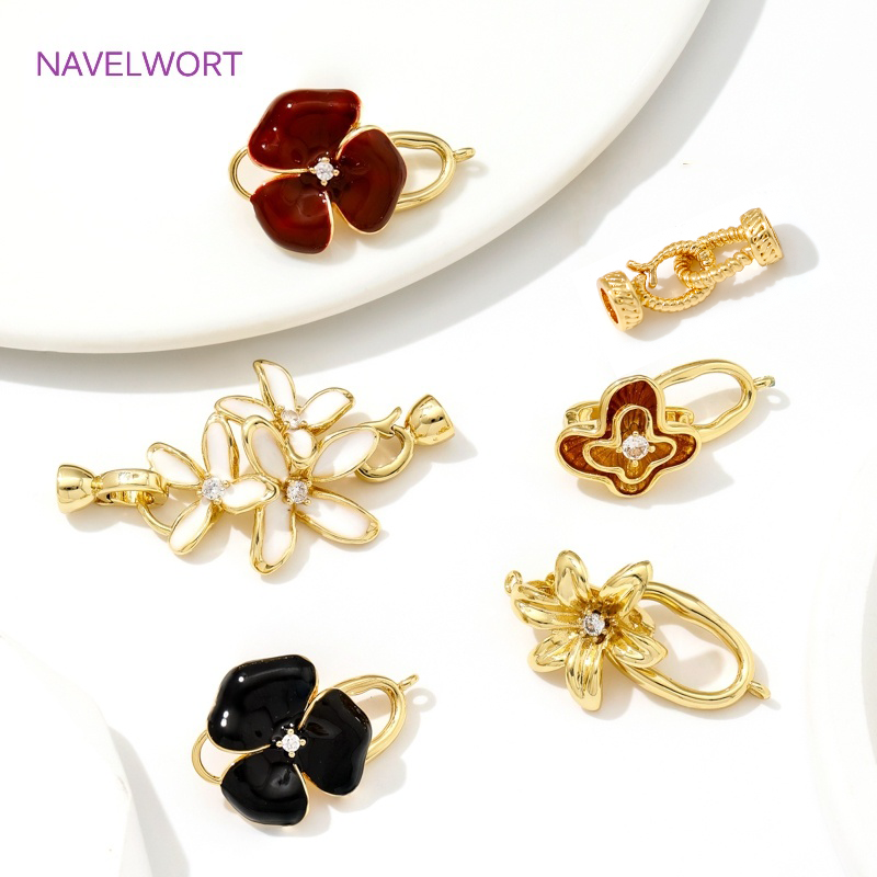 Art Craft Making - Wiele stylów 18K pozłacane mosiężne zapięcie