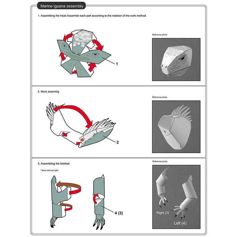 Iguana morska Origami Art Mini – Art Craft With Cardboard recenzja i cena