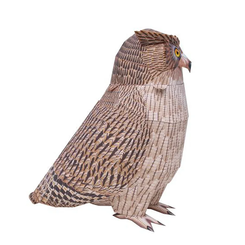 Blakiston's Fish Owl Handmade  – Art Craft With Cardboard recenzja i cena