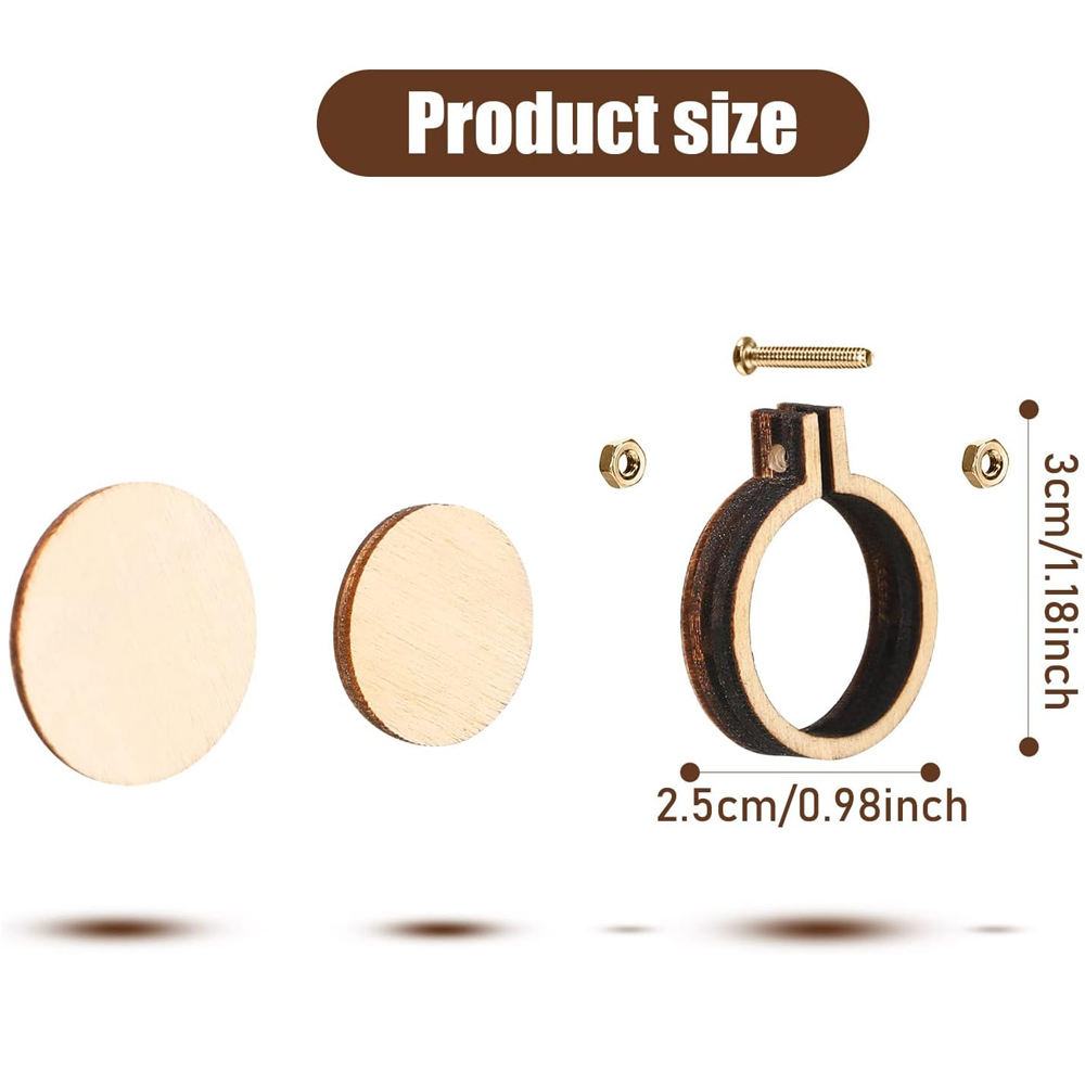 10 sztuk/zestaw drewniane Mini – Embroidery Hoop Kit recenzja i cena