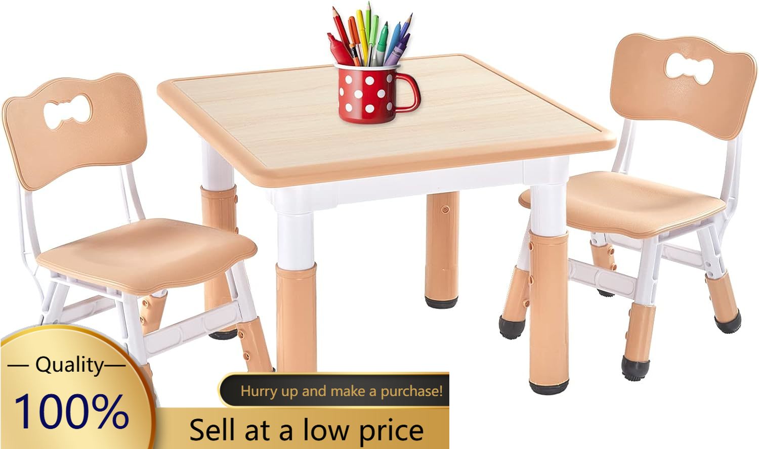 Zestaw stolika i 2 krzeseł dla – Art Craft Toddler recenzja i cena