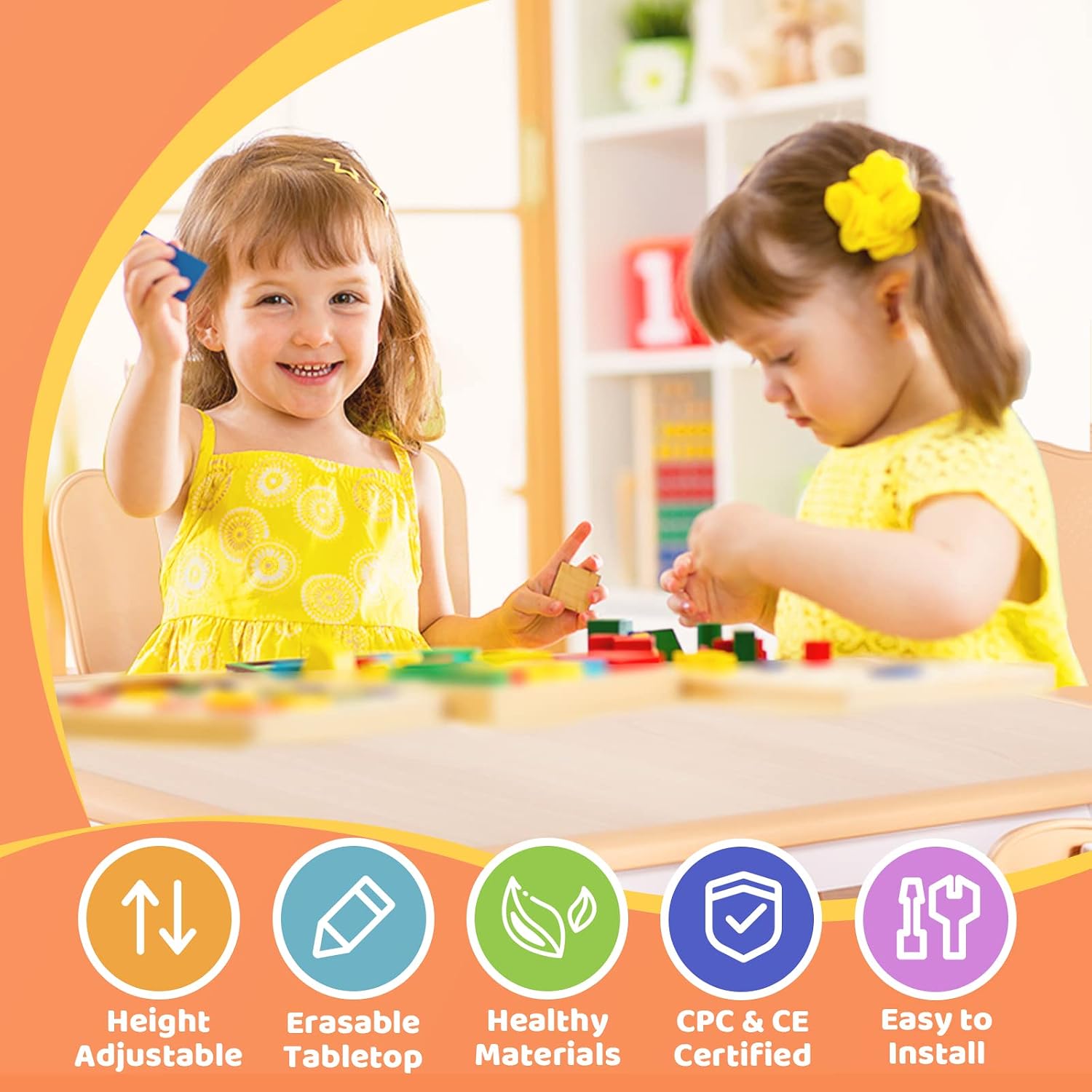 Zestaw stolika i 2 krzeseł dla – Art Craft Toddler recenzja i cena
