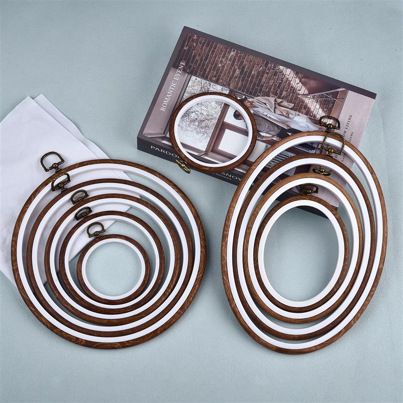 Zestaw drewnianych okrągłych i – Embroidery Hoop Kit recenzja i cena