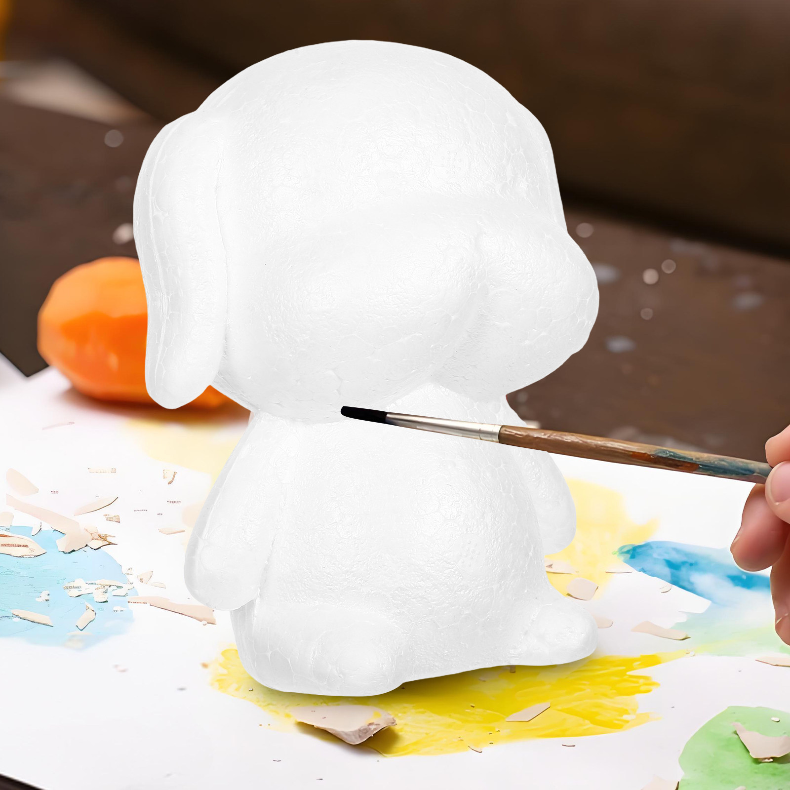 Białe, piankowe figurki szczen – Art Craft Event recenzja i cena