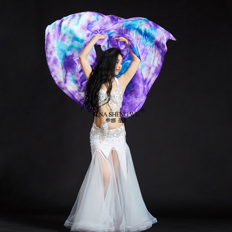 Nowy szal do tańca brzucha, je – Silk Painting Dye recenzja i cena