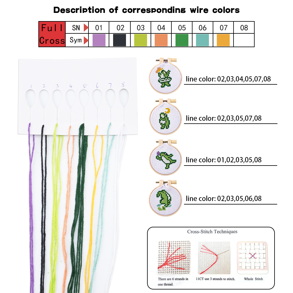 4 szt. Zestaw do haftowania dl – Embroidery Hoop Kit recenzja i cena