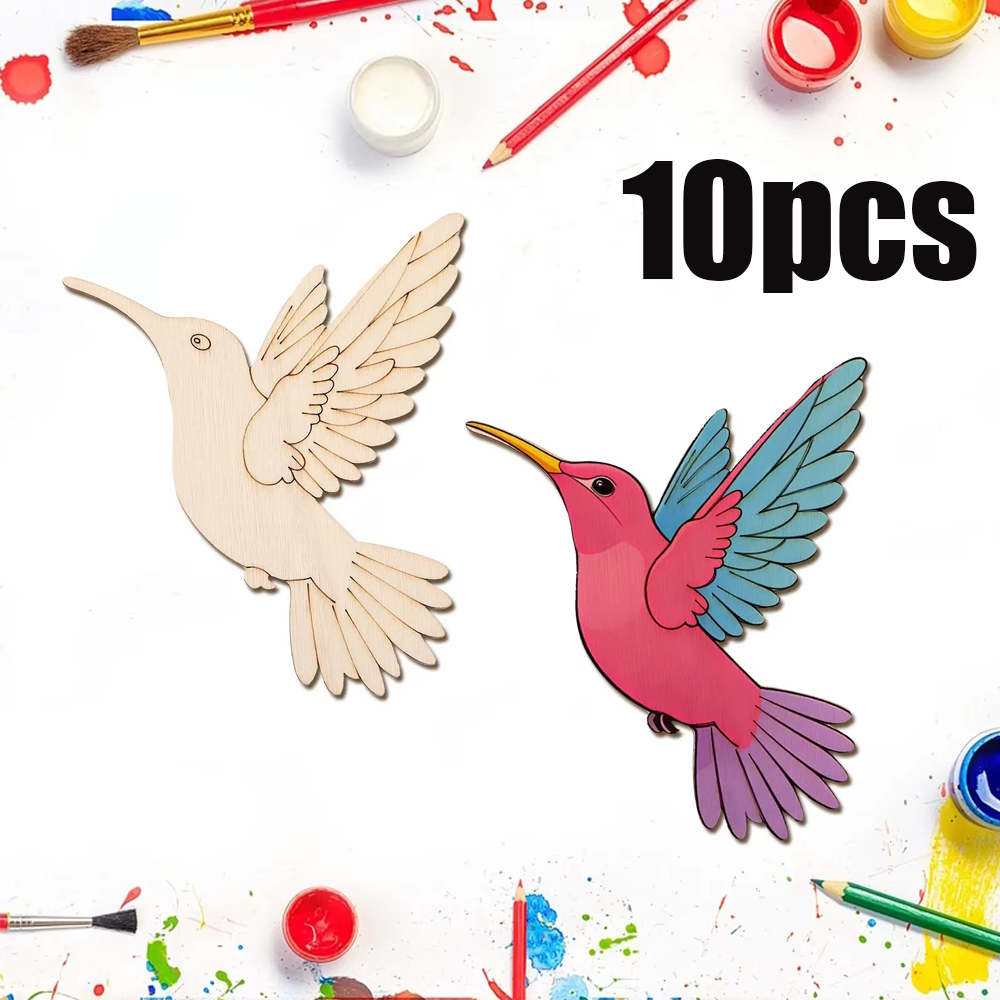 10 szt. Niedokończonych drewni – Craft Art Set recenzja i cena
