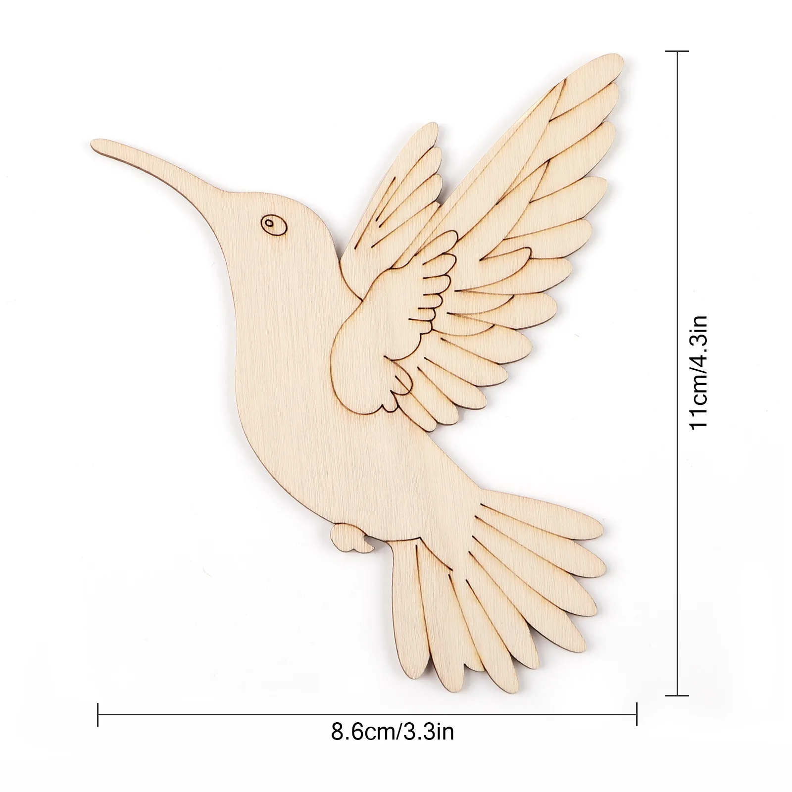 10 szt. Niedokończonych drewni – Craft Art Set recenzja i cena