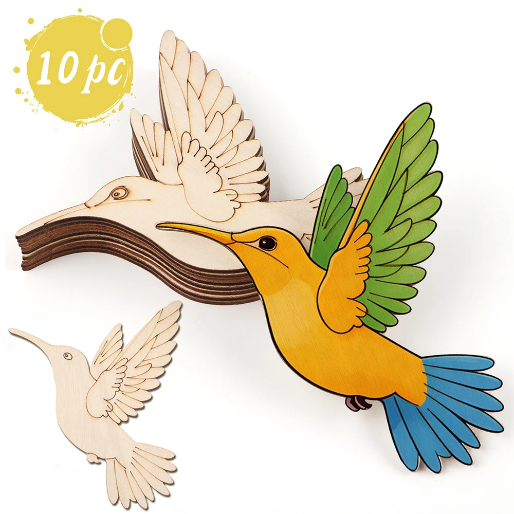 10 szt. Niedokończonych drewni – Craft Art Set recenzja i cena