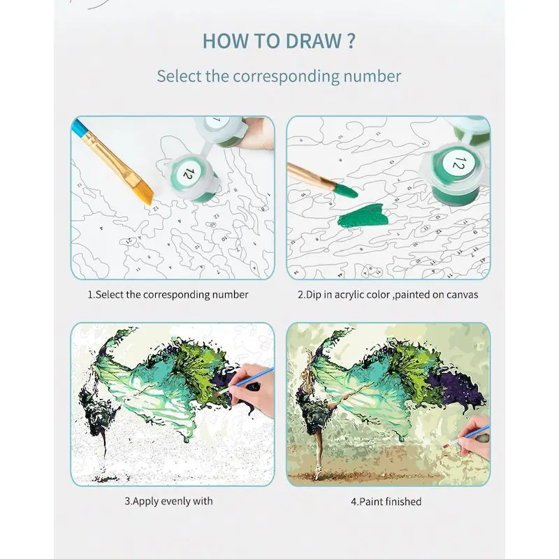 Malowanie po numerach, farby a – Art Craft Gift Ideas recenzja i cena