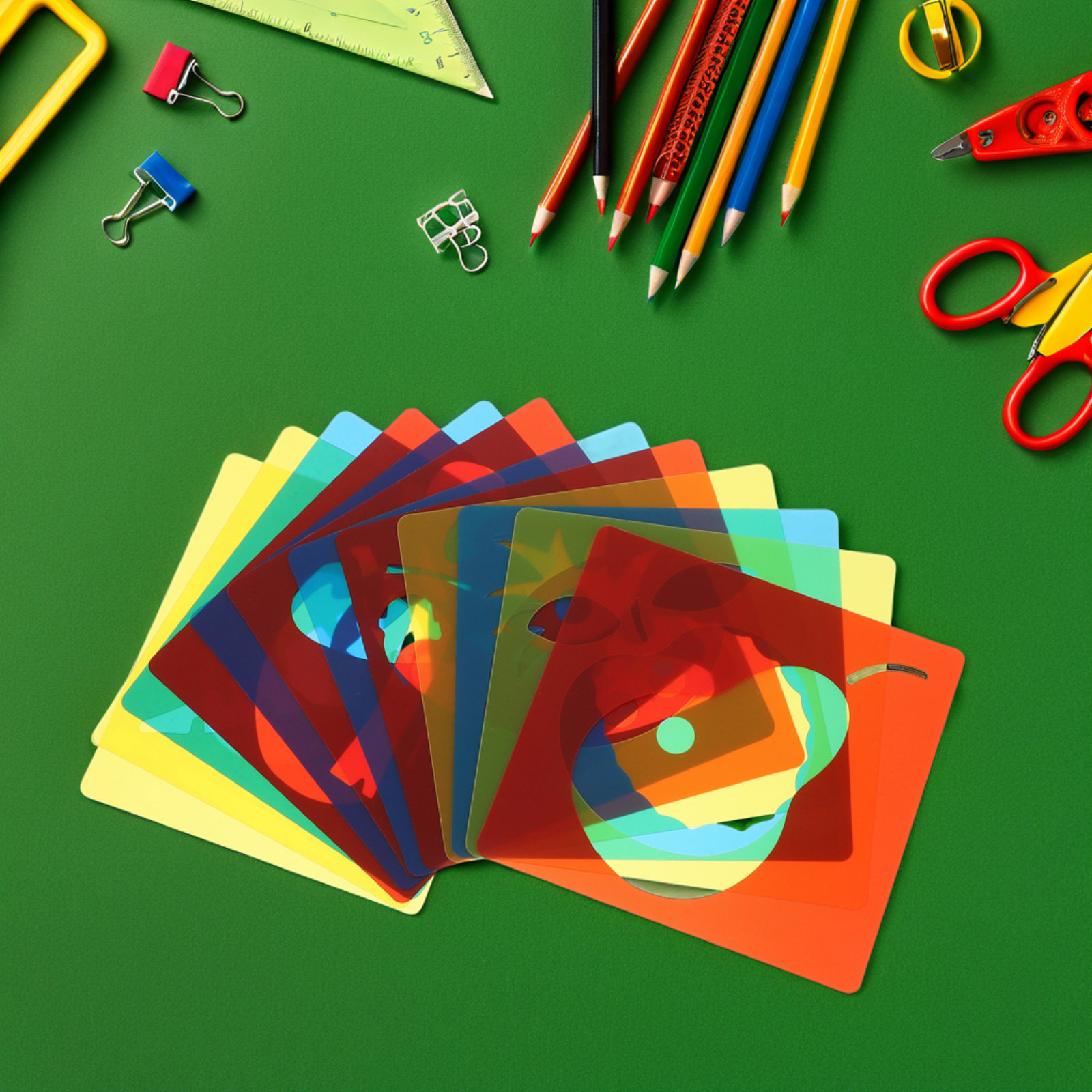 12 sztuk plastikowych szablonó – Art Craft Toddlers recenzja i cena
