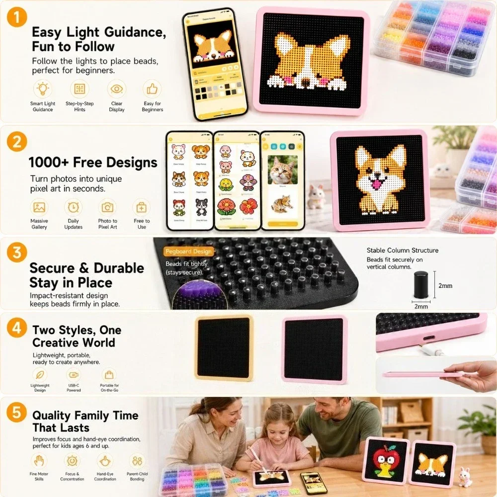 Tablica LED z inteligentnymi m – Craft Art Set recenzja i cena