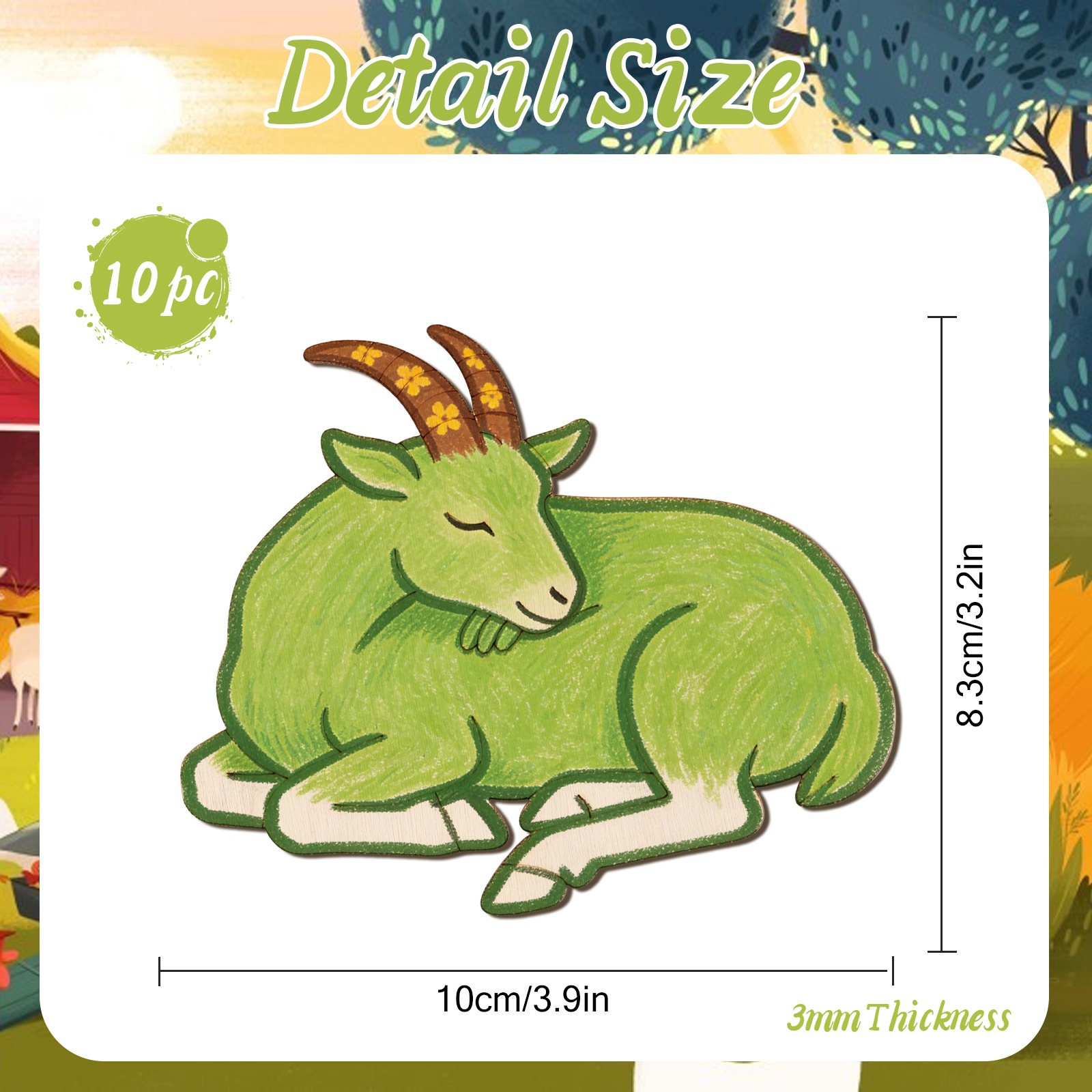 10 sztuk/zestaw Niedokończone  – Craft Art Set recenzja i cena