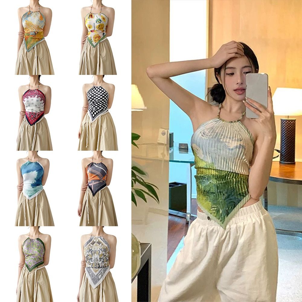 Modny estetyczny top z nadruki – Silk Painting Dye recenzja i cena