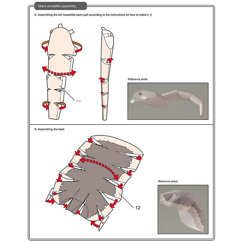 Gigantyczne Armadillo Origami  – Art Craft With Cardboard recenzja i cena